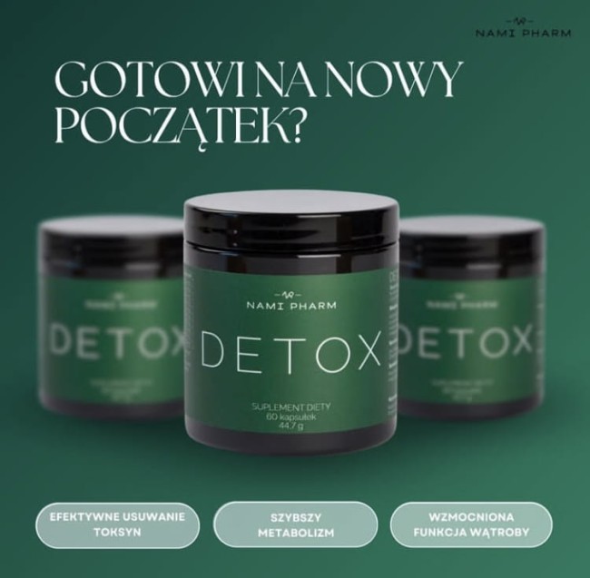 Kapsułki Detox – suplement diety wspomagający proces detoksykacji i zdrową mikroflorę jelit